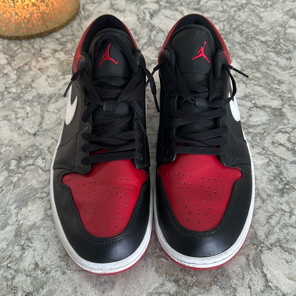 Red and Black Nike Air Jordans